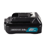 Batterie MAKITA Li-Ion 12 V / 2 Ah - BL1021B (témoin de charge intégré) – 197396-9