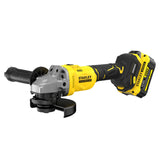 Meuleuse D'Angle 125 mm Brushless Lithium 18V - 1 Batterie 4 Ah En Kit Pro-Stack - SFMCG710M1T-QW STANLEY FATMAX
