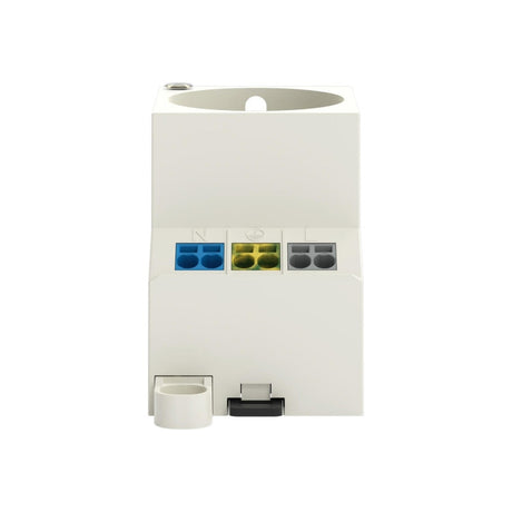 Prise d'armoire WAGO type E raccordement ressort Push-in fixation rail DIN ou fond d'armoire avec voyant norme NF