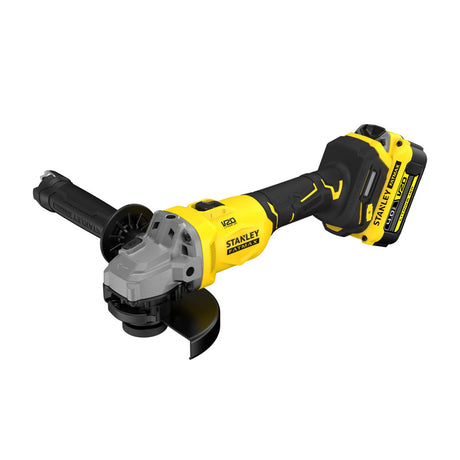 Meuleuse D'Angle 125 mm Brushless Lithium 18V - 1 Batterie 4 Ah En Kit Pro-Stack - SFMCG710M1T-QW STANLEY FATMAX
