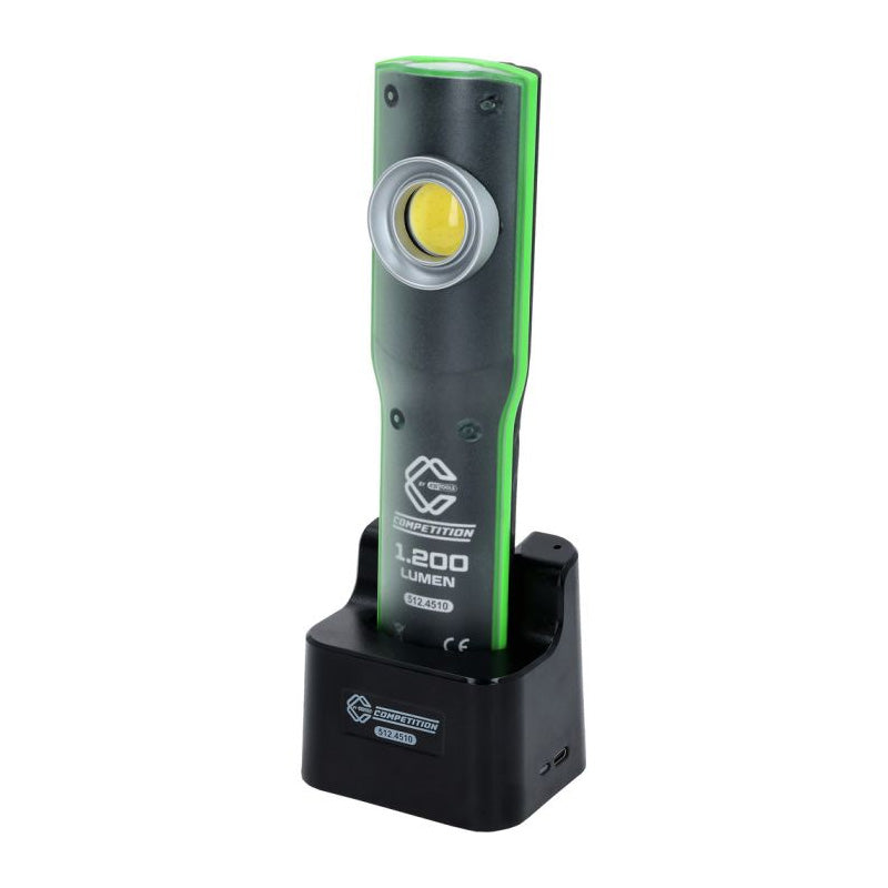 Lampe de travail COMPETITION à LED, à variateur de lumière, 1200 lumens, avec chargeur - KS Tools - 512.4510 COMPETITION