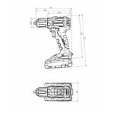 MET602326860 - Perceuse-visseuse 18V METABO