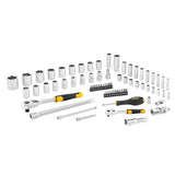 Coffret de couilles  ¼’’ + ½’’ - STANLEY - STMT82831- jeu de 72pcs