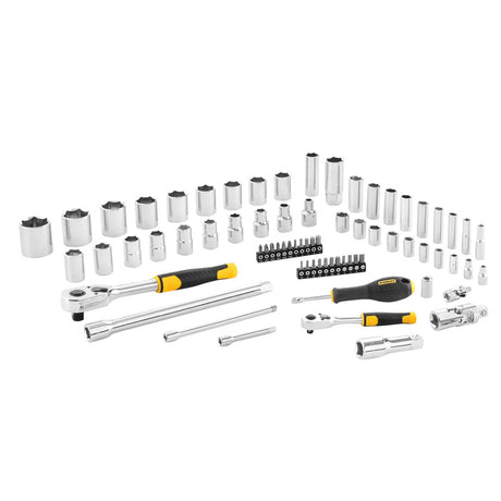 Coffret de couilles  ¼’’ + ½’’ - STANLEY - STMT82831- jeu de 72pcs