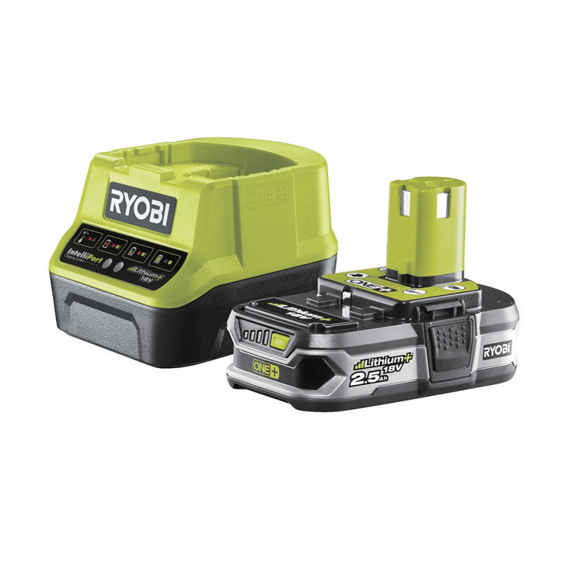Pack 1 batterie RYOBI RC18120-125 18V One+ - Li-Ion 2,5Ah + chargeur rapide
