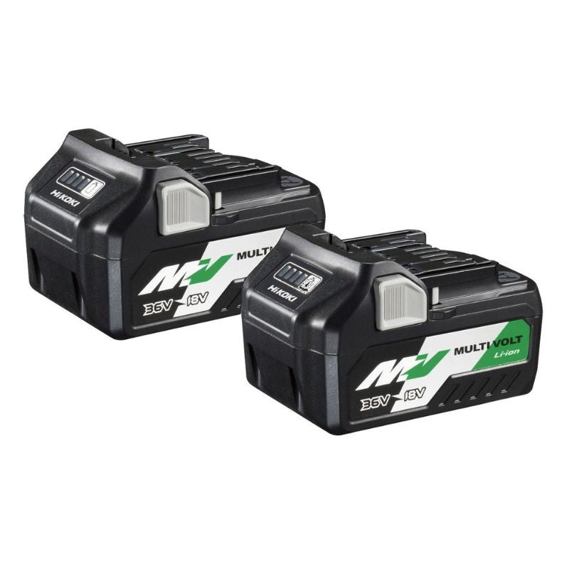 Pack de 2 batteries Multi-volt HIKOKI 373788 - 36 V 2.5 Ah/18 V 5.0 Ah