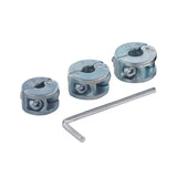Lot De 8 Butées De Profondeur Pour Perceuse – 3/4/5/6/8/10/12/16 Mm, Acier Traité, Avec Clé Hexagonale - 10