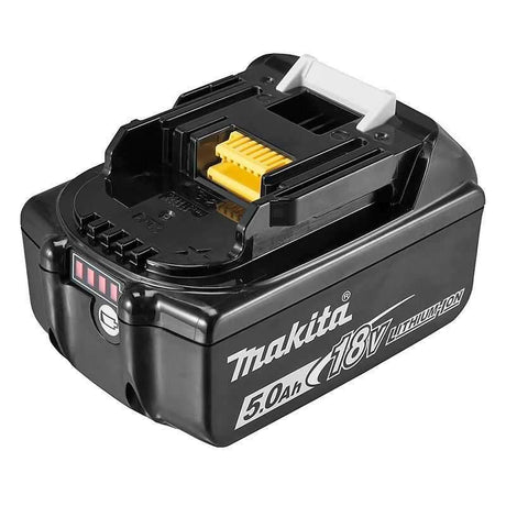 Pack Énergie MAKITA 197629-2 18V Li-Ion (2 batteries 5,0 Ah + 1 chargeur double) avec coffret MAKPAC