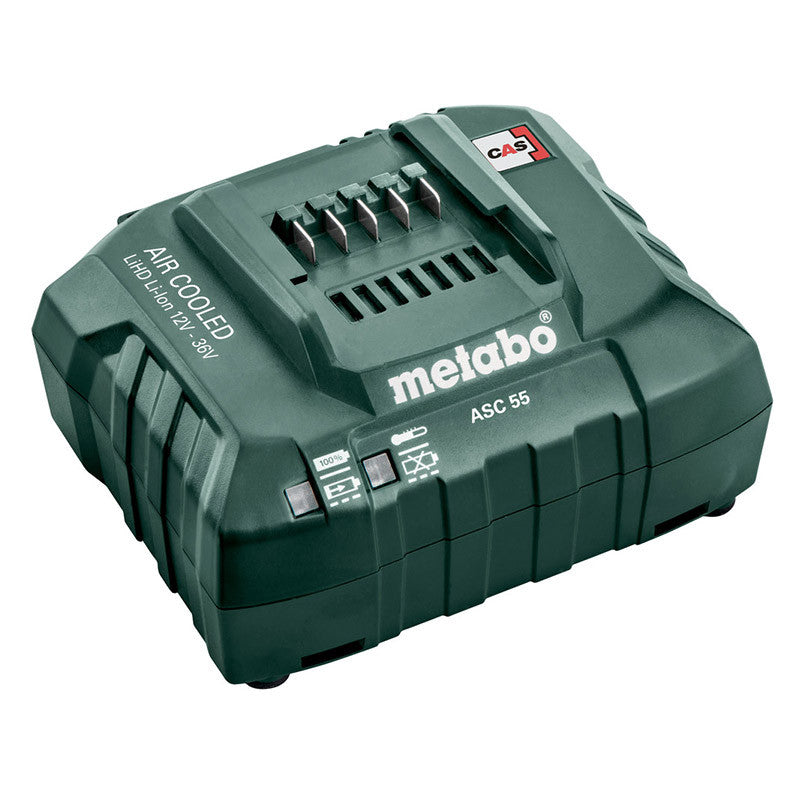 Pack Energie METABO 2 Batterie 4,0 Ah Li-Power + Chargeur ASC 55 + Coffret metaBOX
