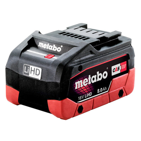 Pack Energie METABO 2 Batterie 8,0 Ah LiHD + Chargeur ASC 145 + Coffret metaBOX