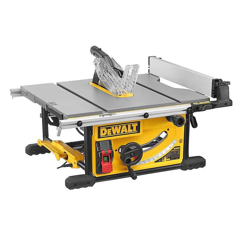 Pack Scie sur table Ø250mm 2000W DEWALT DWE7492-QS avec piètement roulant DWE74911-XJ