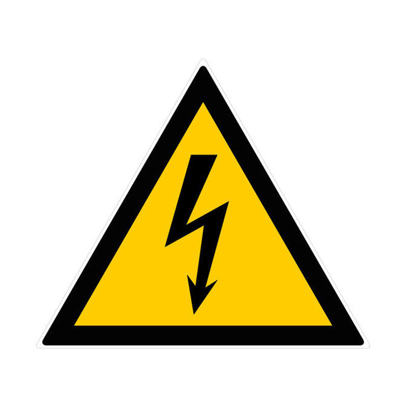 Panneau côté 300mm PSC  choc rigide danger électrique norme ISO 7001