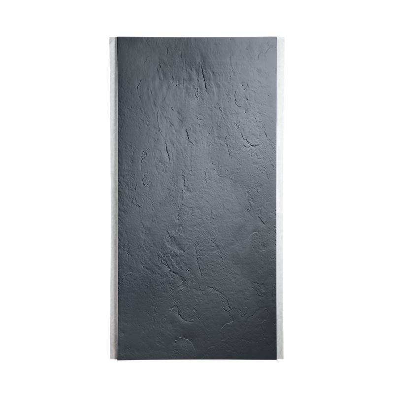 Panneau d'habillage mural MARMOX SLATEBOARD200/100-7015 - 200x100cmx10mm résine imitation ardoise couleur gris ardoise