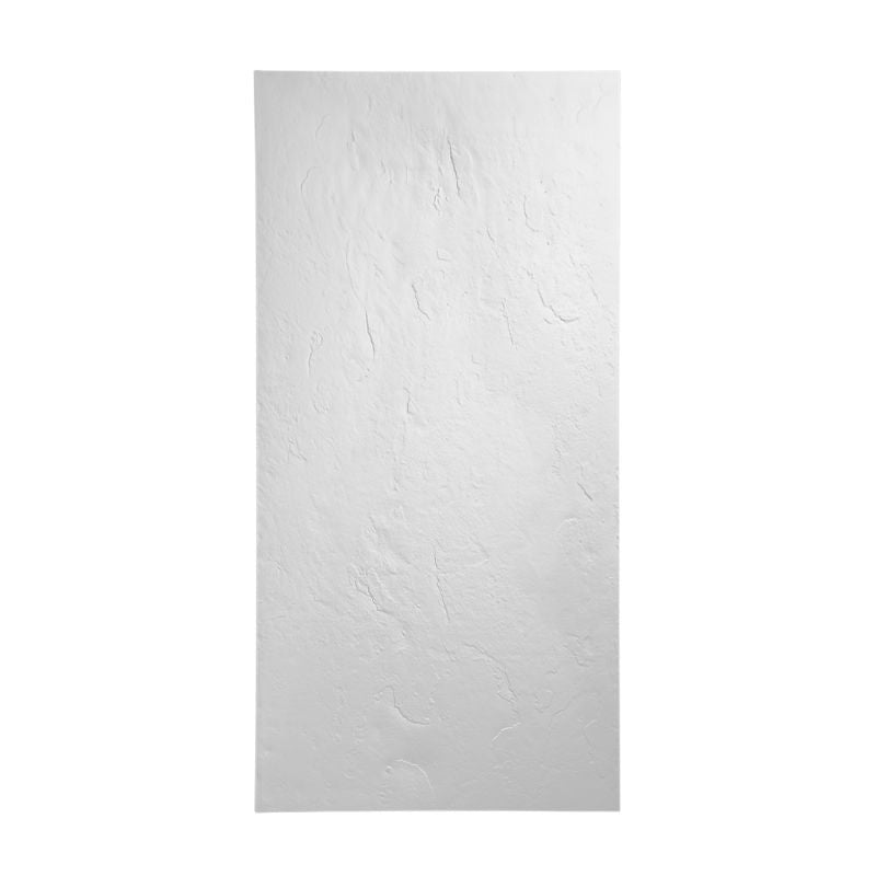 Panneau d'habillage mural MARMOX SLATEBOARD200/100-9010 - 200x100cmx10mm résine imitation ardoise couleur blanc