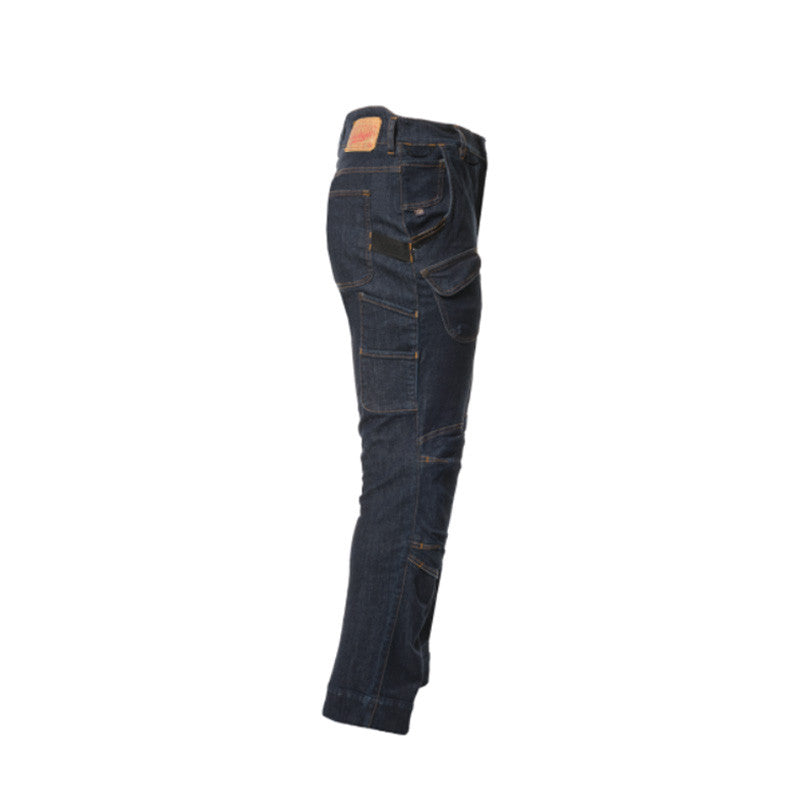 Pantalon Harpoon Multi - BOSSEUR - Jean Indigo - avec absorbeur de chocs aux genoux