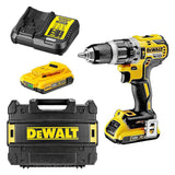 Perceuse-visseuse à percussion 18V DEWALT DCD796D2-QW Brushless avec coffret et 2 batteries 2,0 Ah