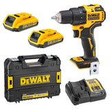 Perceuse-visseuse DEWALT DCD708D2T-QW Brushless avec coffret et 2 batteries 2,0 Ah