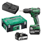 Perceuse-visseuse HIKOKI DS18DDWPZ Brushless 18V (2 x 5.0Ah) en coffret