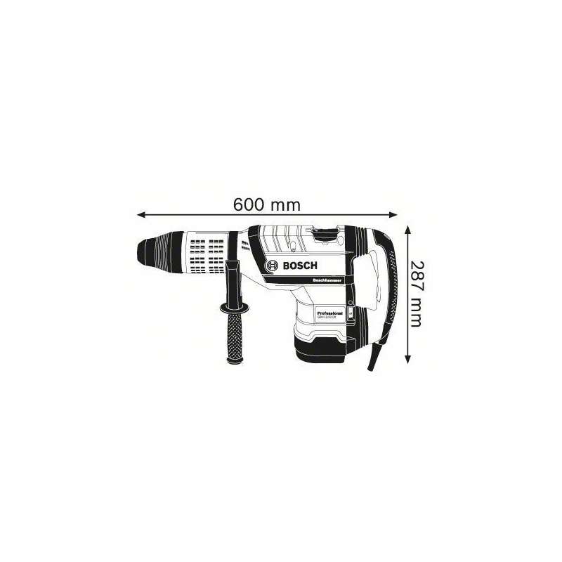Perforateur BOSCH GBH 12-52 DV Professional SDS-Max 1700 W 19 J