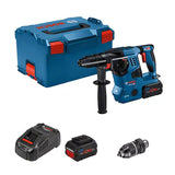 Perforateur SDS-PLUS BOSCH GBH 18V-28 CF Professional 0611921002 avec 2 Batteries ProCore 8Ah + Chargeur GAL1880 CV en L-BOXX