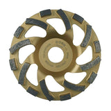 Plateau diamant LEMAN 1500125 - Segments virgules - Béton/Granit - 125x22,23x6,5mm