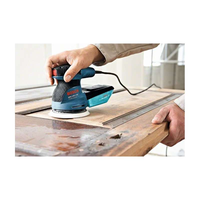 【新品】Bosch Professional GEX 125-1 A/AE+アク GEX125-1吸塵ランダムアクションサンダー | ボッシュ