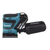 Ponceuse vibrante MAKITA DBO480RTJ 112 x 102 mm 18V BL1850BX2