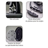 Ponceuse murs et plafonds LEMAN - 550 W - 1540 mm