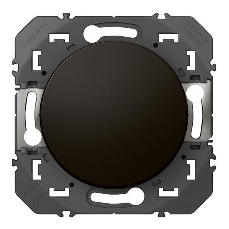 Poussoir simple LEGRAND dooxie 6A 250V finition noir