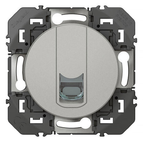 Prise blindée RJ45 LEGRAND cat6 STP dooxie finition alu