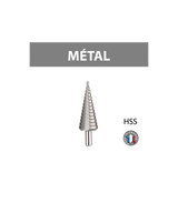 Foret étagé - DIAGER  - HSS standard goujure droite  Diam. 4-30 mm - 512B