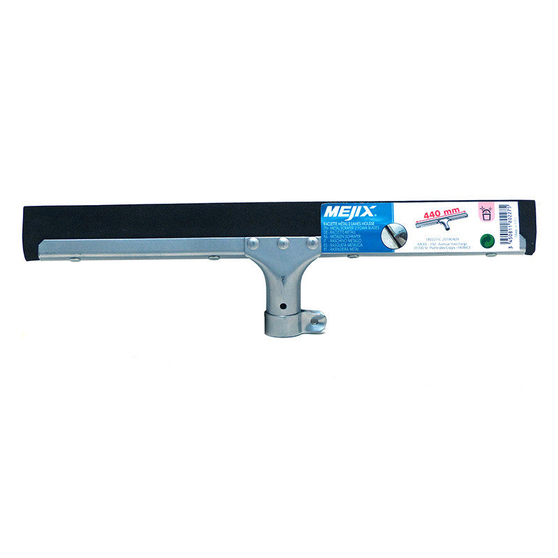 Raclette Metallica Mejix Mod. 440 (440 Mm) Con Lame In Schiuma E Supporto In Legno – Attrezzo Professionale Per Cucina