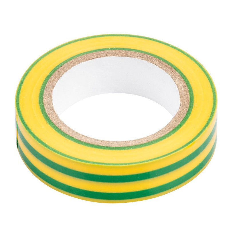 Ruban adhésif isolant PVC pour électricien jaune vert NEO TOOLS 01-529 15 mm x 0.13 mm x 10 m