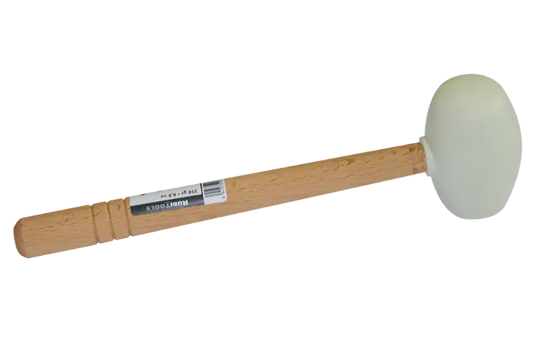 Maillet caoutchouc blanc pointe ronde 500 gr. - RUBI - 66906