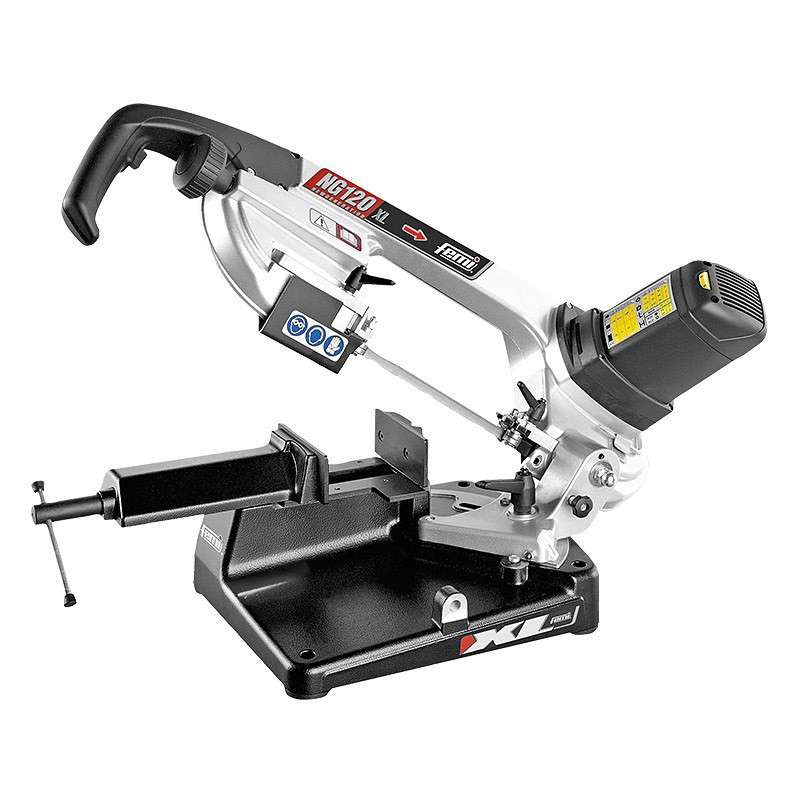 Scie à Ruban STANLEY 850W Pour Métaux - Coupe Jusqu'à 120 Mm, Lame Bimétal Cobalt, Réglage 0-45°, Portative - 13