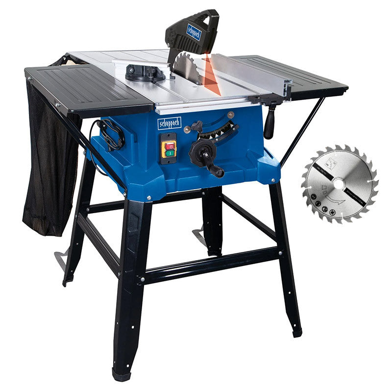 Scie circulaire de table SCHEPPACH HS250L 2000W Ø250mm + 2ème lame