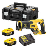 Scie sabre DEWALT DCS367P2 XR 18V Brushless (2x5.0Ah) avec coffret T-Stack et chargeur