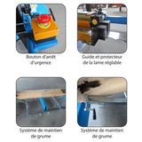 Scie à Grume LEMAN - 660 mm - Therm banc 2000 mm + Rallon 2000 mm