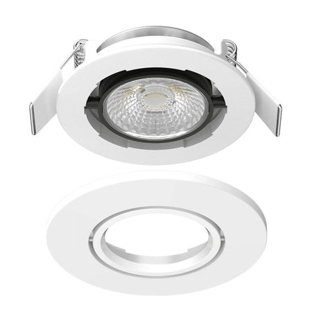 Spot LED SOLUM LIBRA S0050690D extra plat RT2012 RE2020 encastrable orientable dimmable 6W, IP65