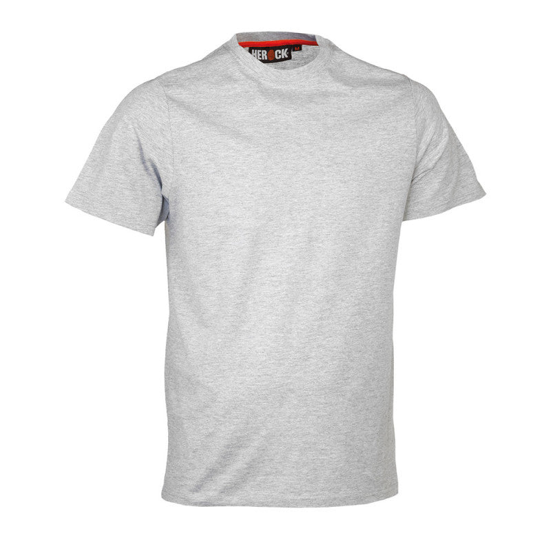 Tee-shirt HEROCK Argo manches courtes gris chiné