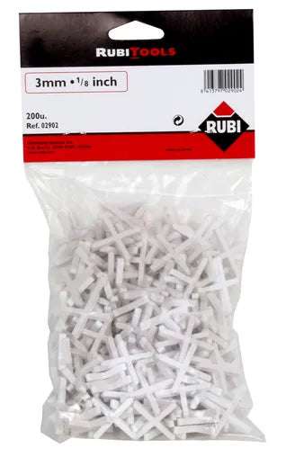 Croisillons 3 mm. 1000 unités - RUBI - 02001