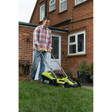 Tondeuse 1300 W RYOBI RLM13E33S - Ø coupe 33 cm - ramassage et mulching