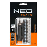 Tournevis de précision + embouts NEO TOOLS 04-228