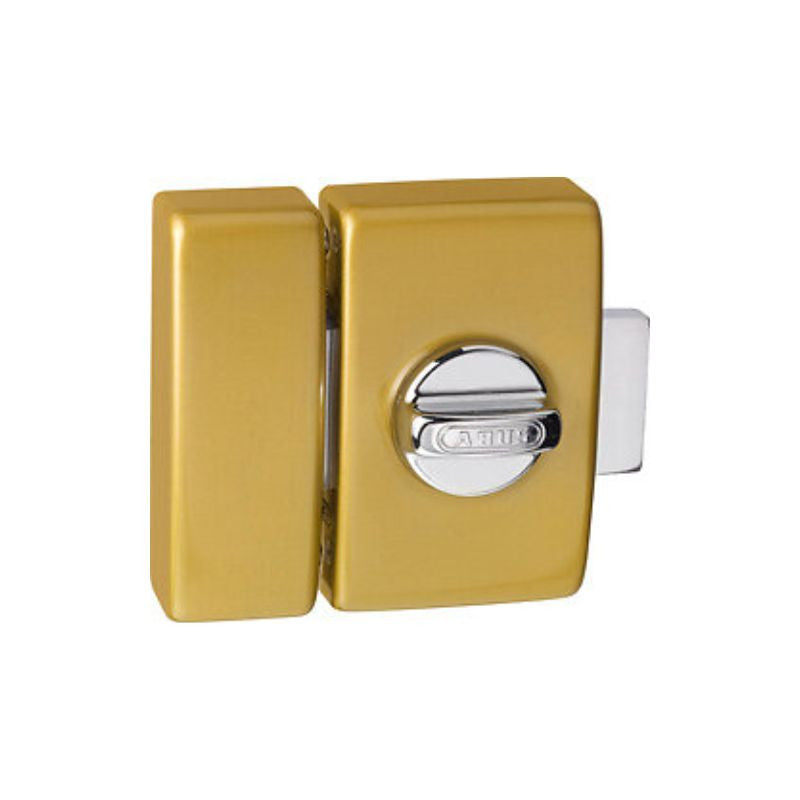 Verrou D6 ABUS cylindre-bouton bronze avec cales - 45mm