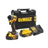 Visseuse à choc compact 205Nm 18V DEWALT DCF850P2T-QW Brushless avec coffret et 2 batteries 5,0 Ah