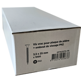 Boite de 1000 Vis vrac 3.5x25mm SENCO - GF525TD-FR + 1 embout PH2